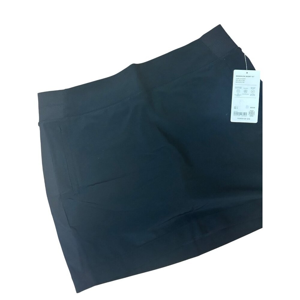 Athleta Brooklyn Skort 16” Black Size 16 and 22 NWT - Picture 8 of 11